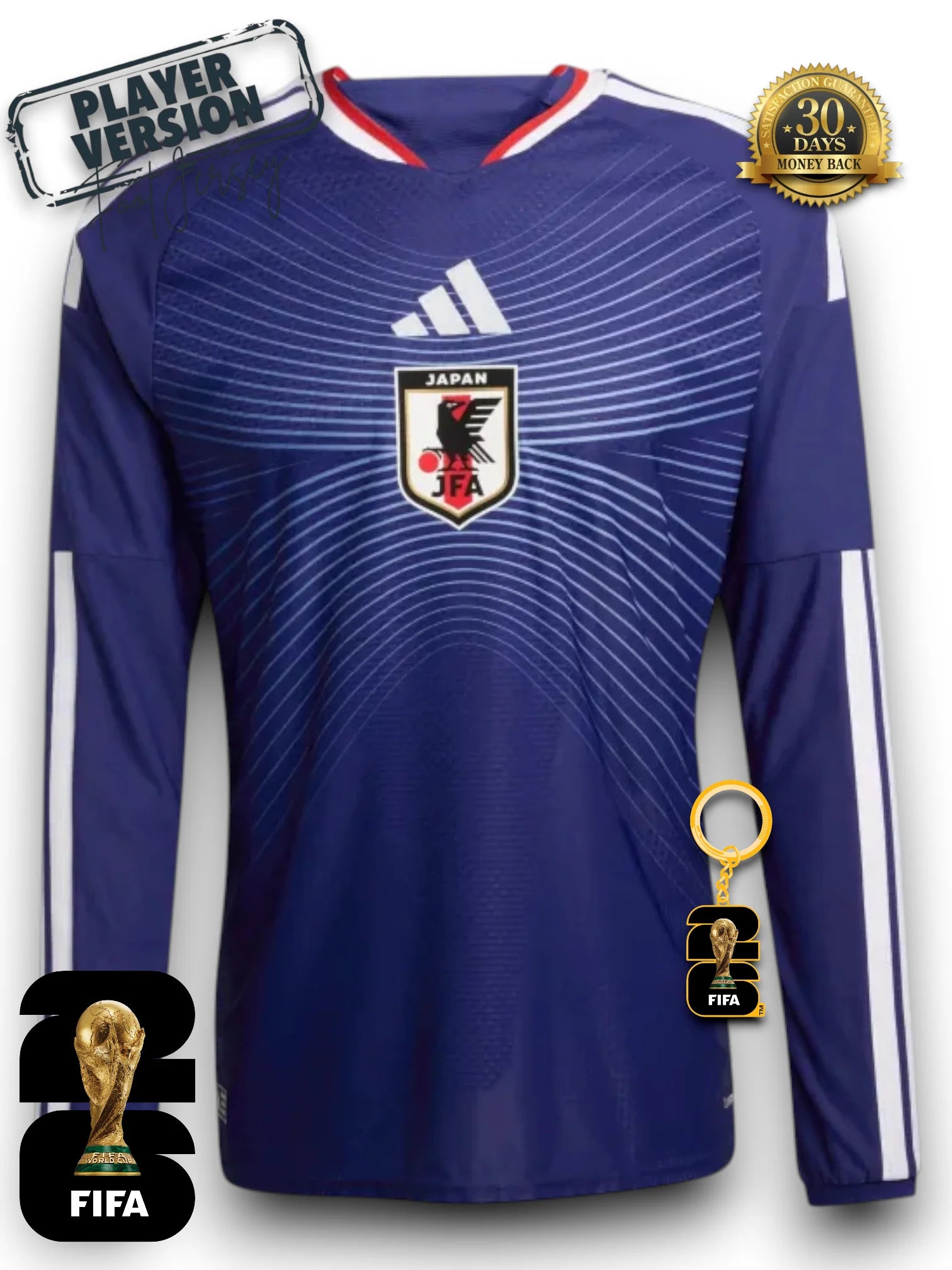 Japan World Cup 2026 Jersey Player Version - Long Sleeve