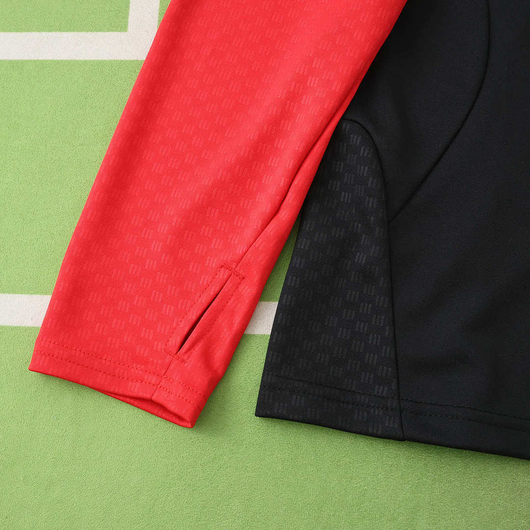 Germany World Cup 2026 Half-Zip Training Suit Set Black