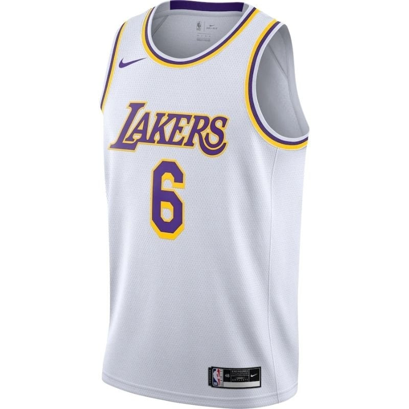 Los Angeles Lakers LeBron James #6 2021/22 Player NBA Jersey Yellow