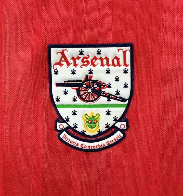 Arsenal Retro Jersey Home 1992/94 Long Sleeve - Remake