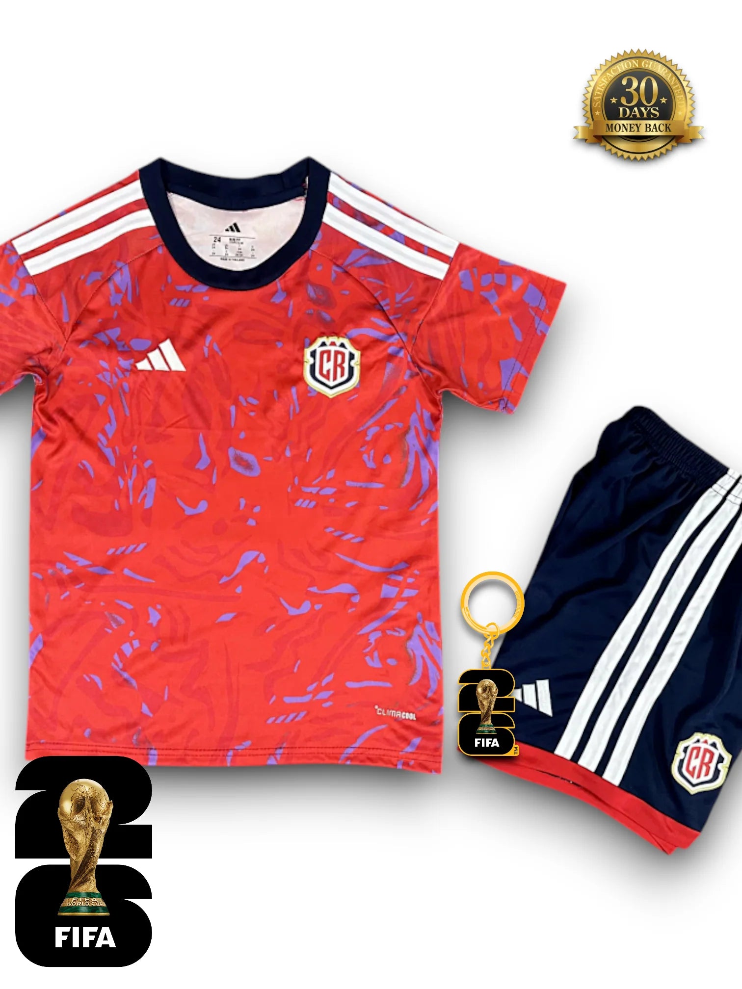 Kit Kids Costa Rica World Cup 2026 Jersey