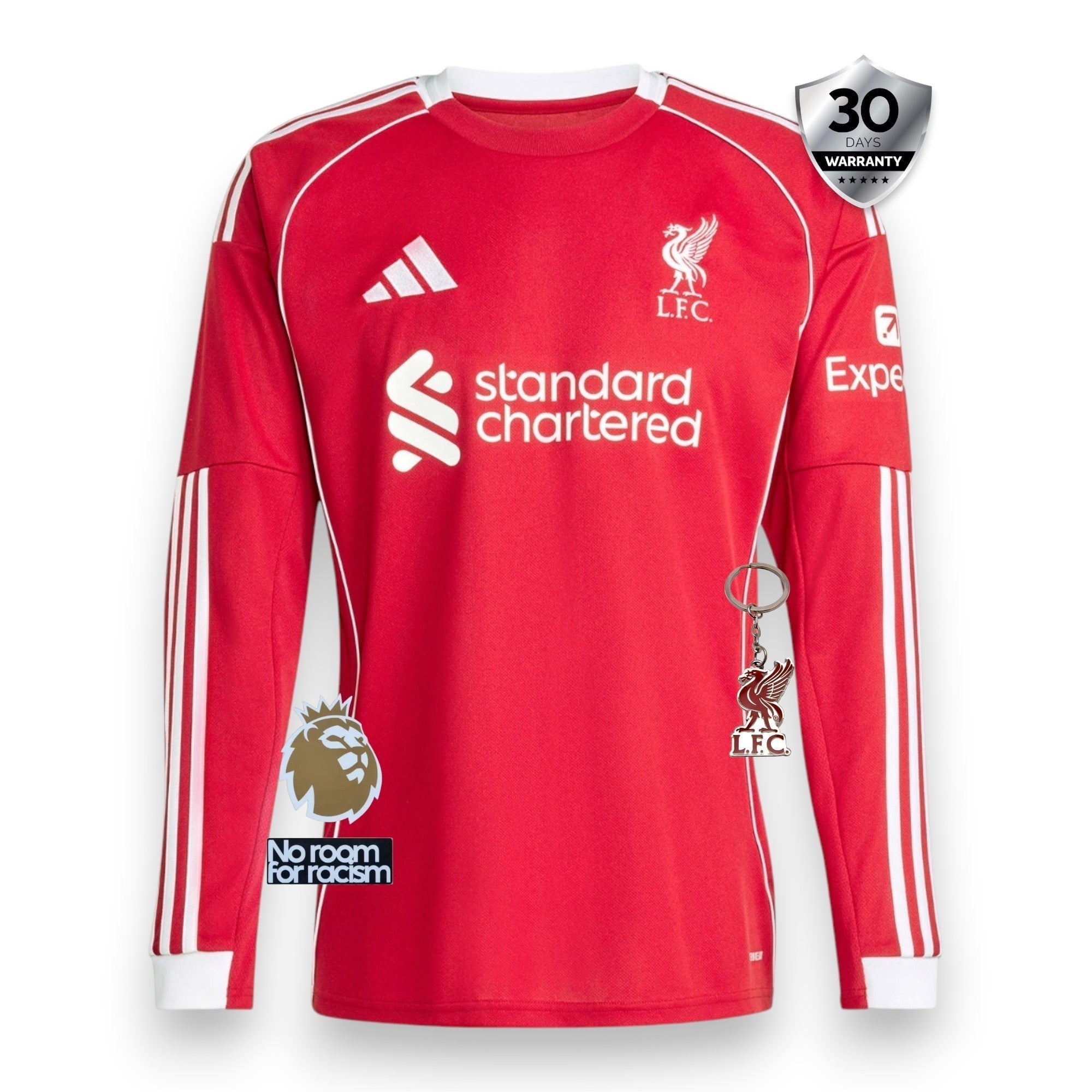 Liverpool Home Jersey 2025/26 - Long Sleeve